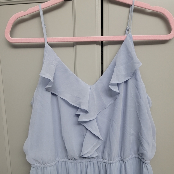Lc Lauren Conrad | Ombré Chiffon Maxi Dress Sz L - Picture 5 of 5